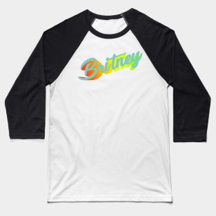 Colorful Britney Baseball T-Shirt